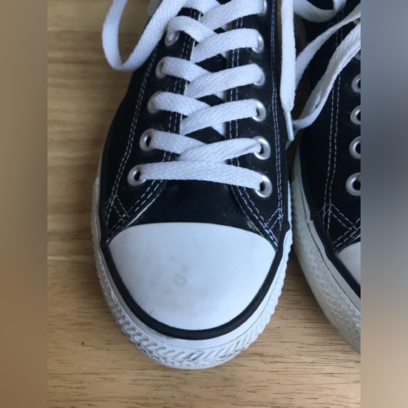 Converse All Star Chuck Taylor Canvas Sneakers Black Size: US Men 8.5 Women 10.5 - Picture 6 of 12